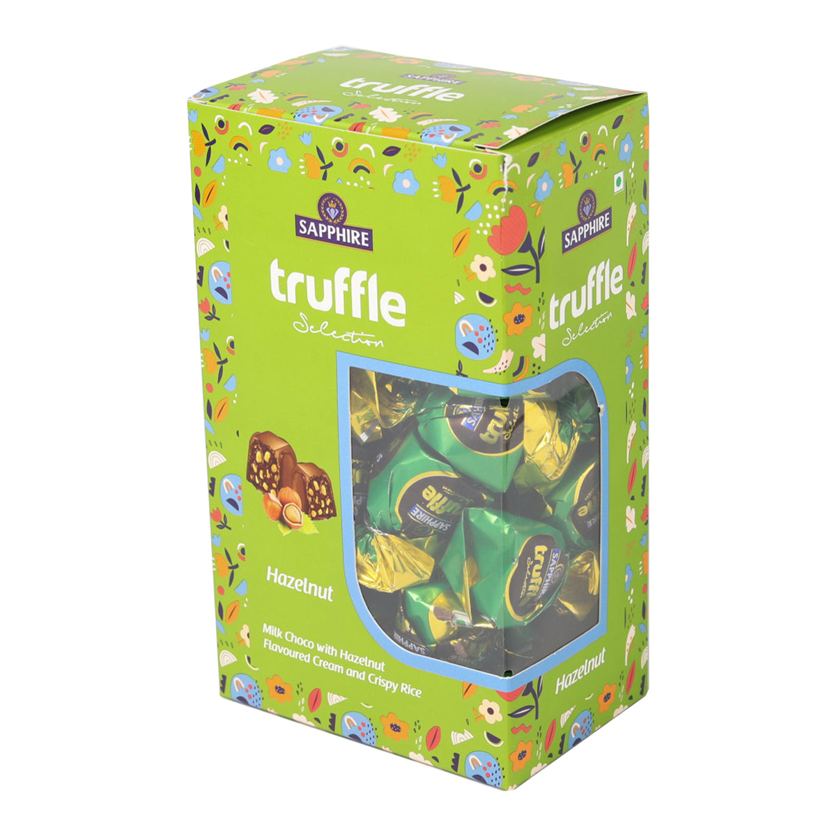 Sapphire Truffle Selection 435gm - Hazelnut – Sapphire Confectionery