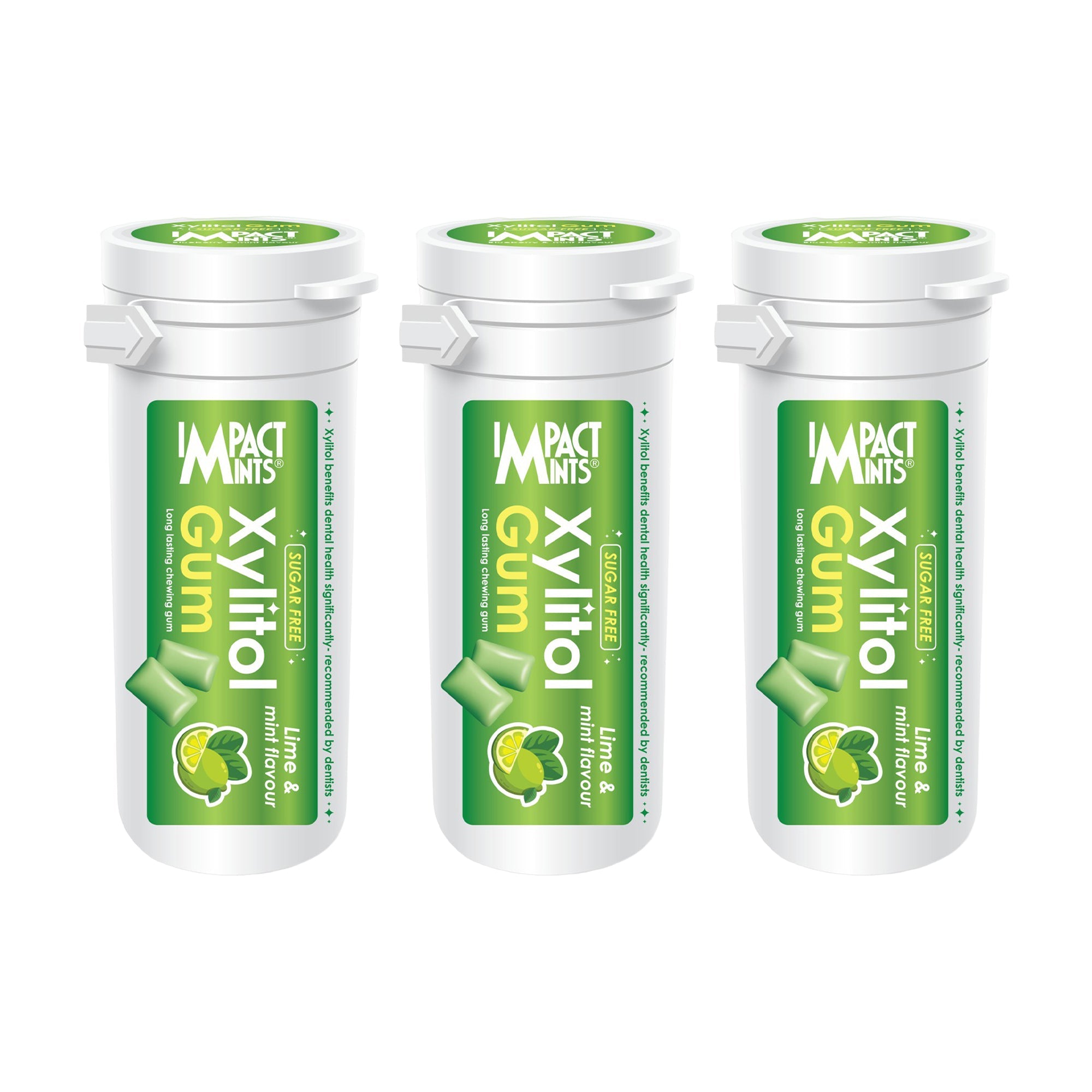 Xylitol Gum Lime & Mint Flavour Sapphire Confectionery