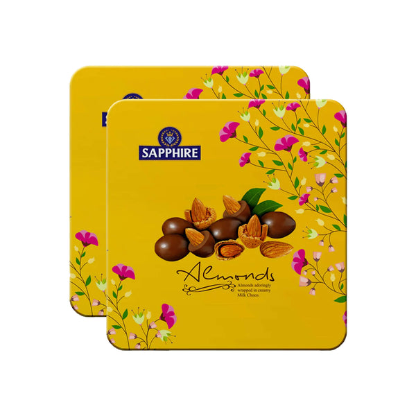 Sapphire Chocolate Coated Nuts Almonds 200g - Pack of 2