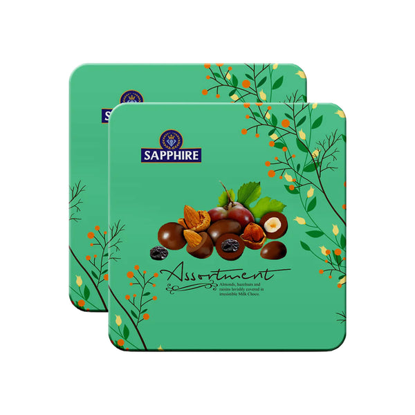 Sapphire Chocolate Coated Nuts Assortment 200g - Pack of 2