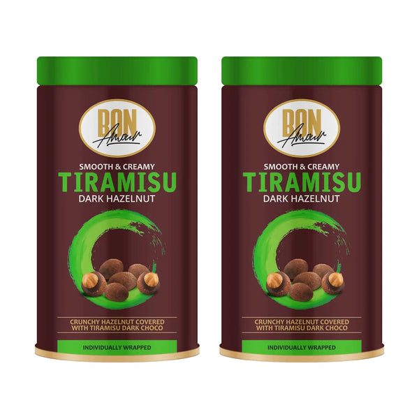 Bon Amour Dark Hazelnut Tin 100g - Pack of 2