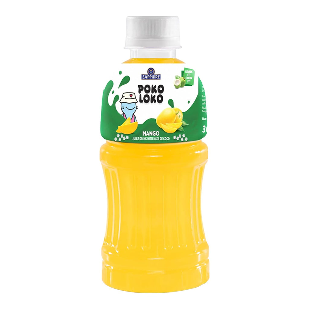 Poko Loko Mango Juice Drink with Nata De Coco - 300ml