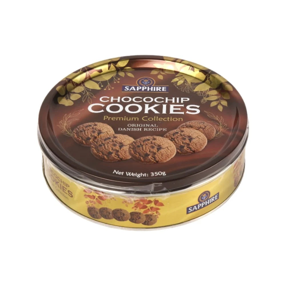 Premium Collection Choco-Chip Butter Cookies 350g – Sapphire