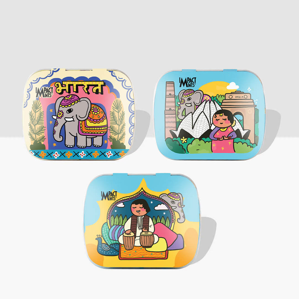 IMPACT MINTS NEHA DOODLE EDITION - Limited (Pack of 3)