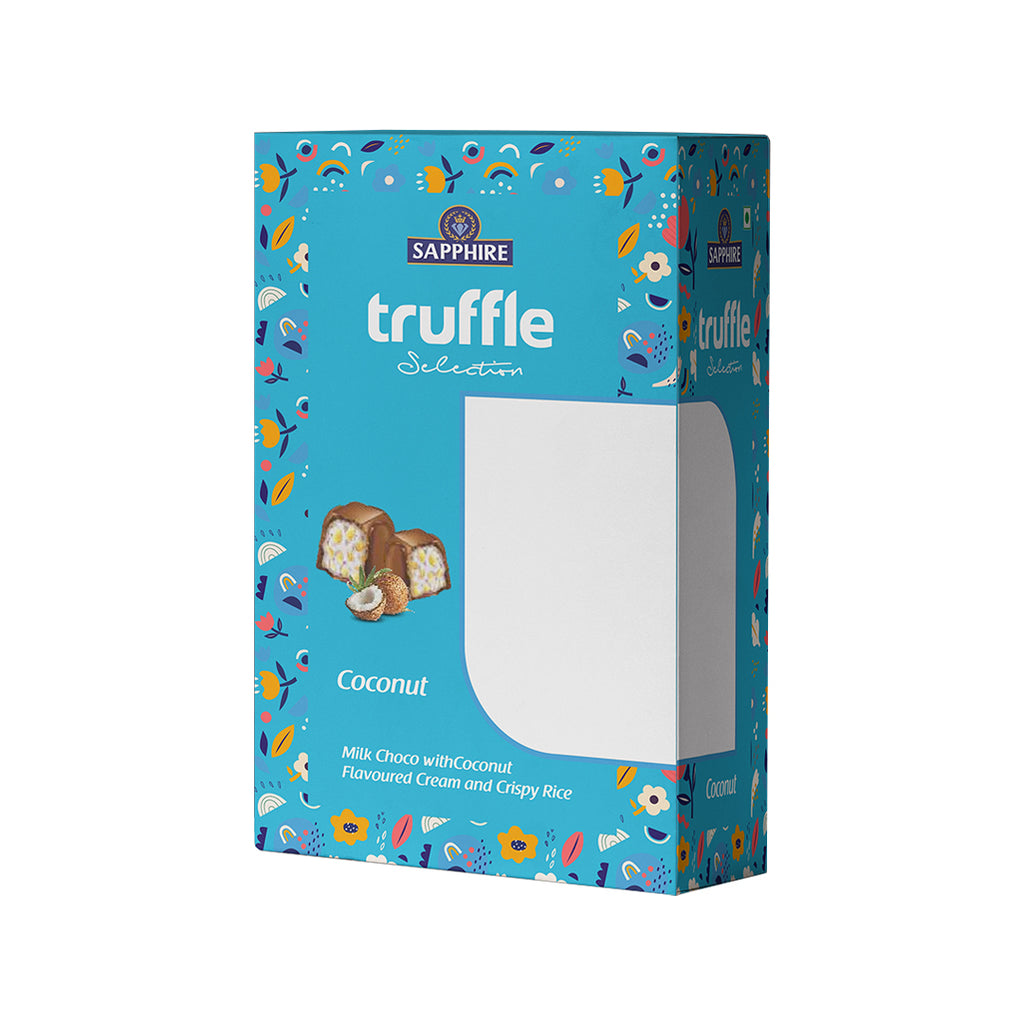 Sapphire Truffle Selection 435gm - Coconut