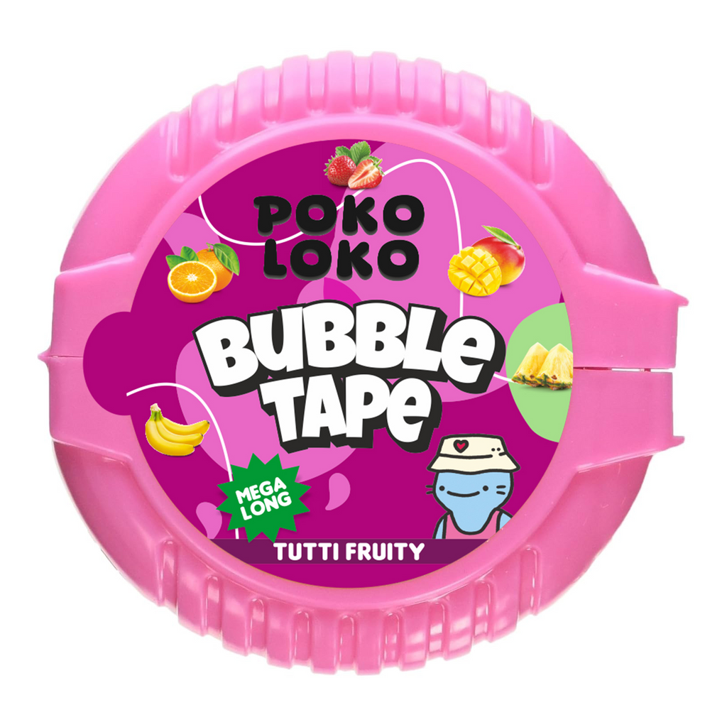 POKO LOKO Tutti Fruity Bubble Tape 56g