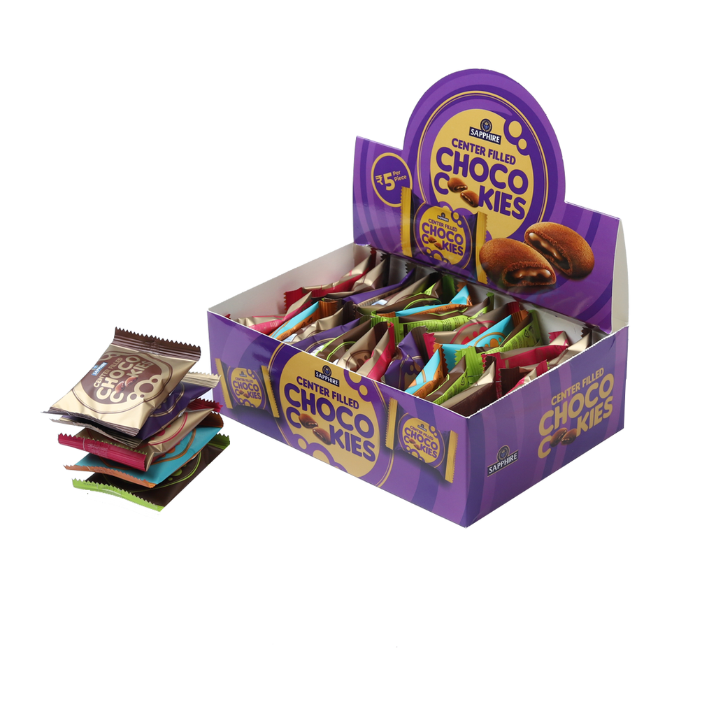 Sapphire Center Filled Choco Cookies 112.50gm Sapphire Confectionery