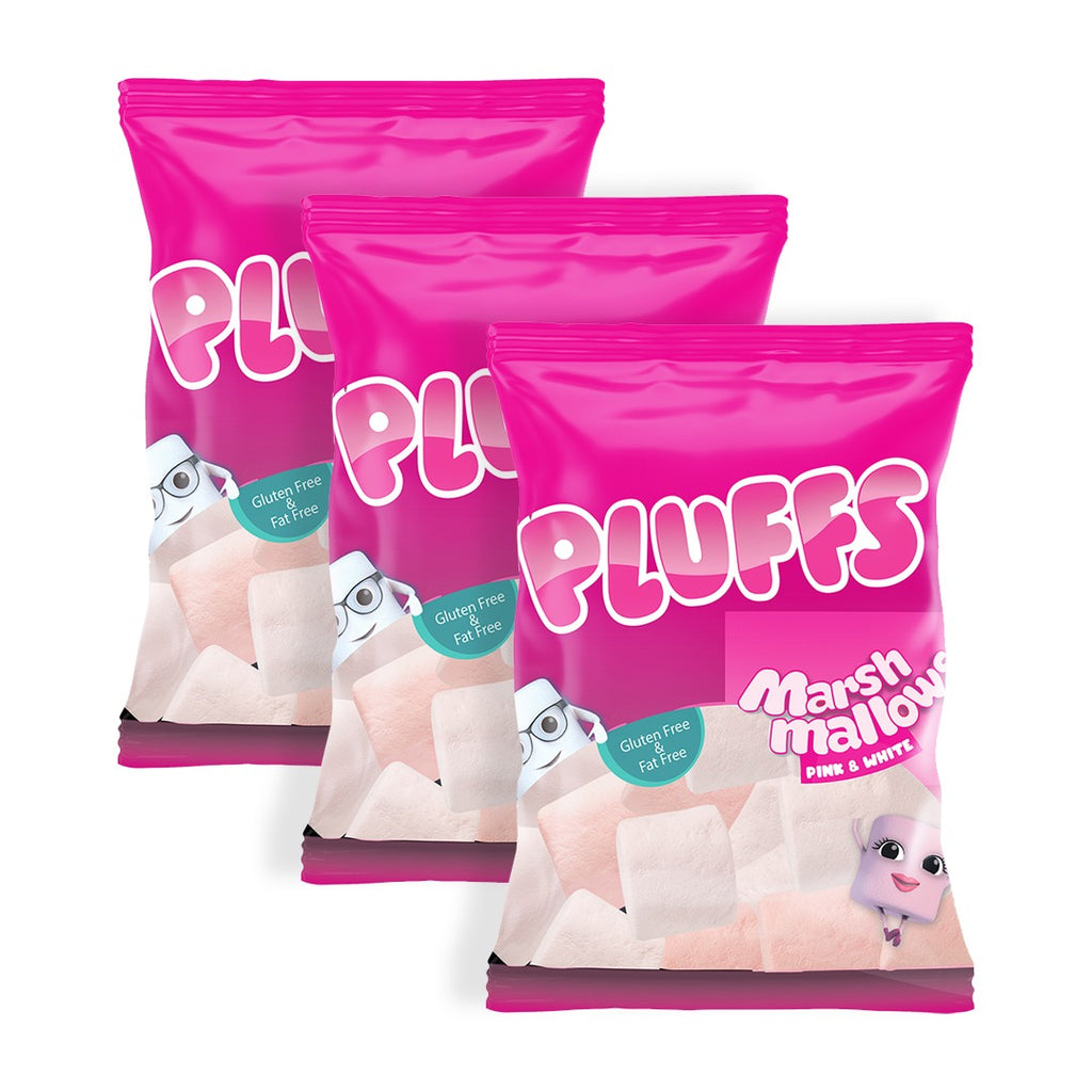 Pluffs Marshmallows Pink & White 140g