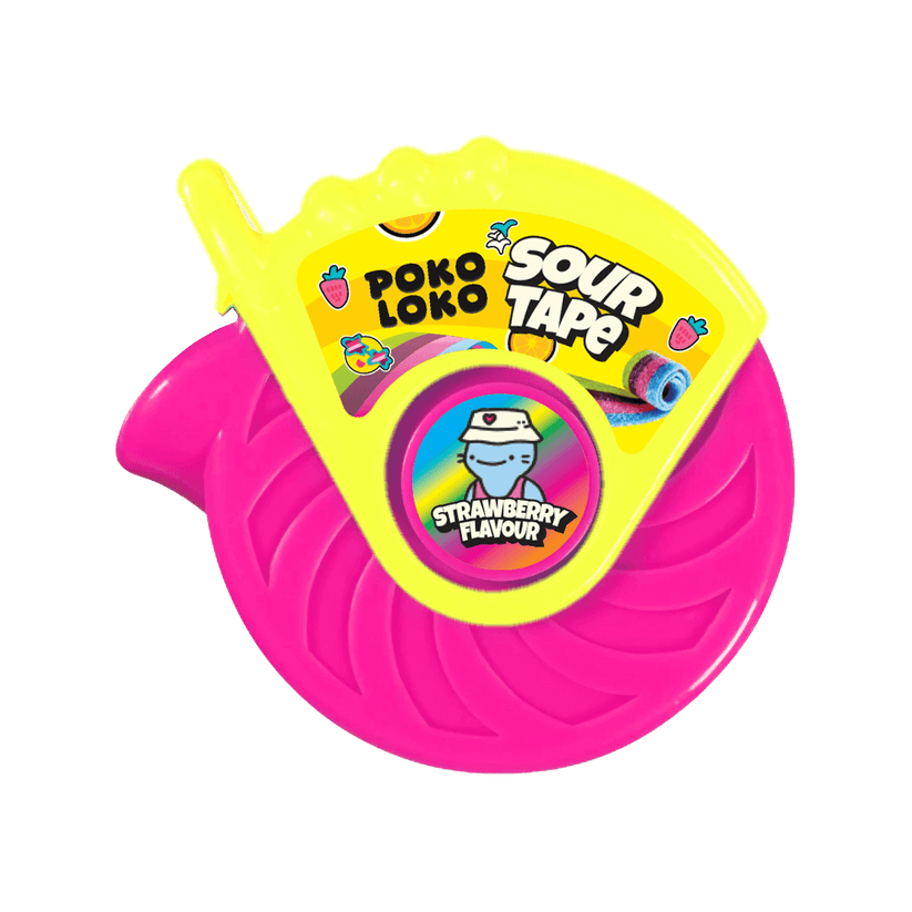 Poko Loko Sour Tape - Strawberry – Sapphire Confectionery