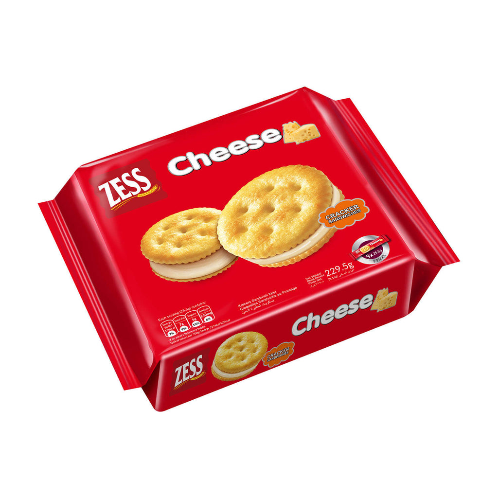 Zess Sandwich Cracker Cheese 229g