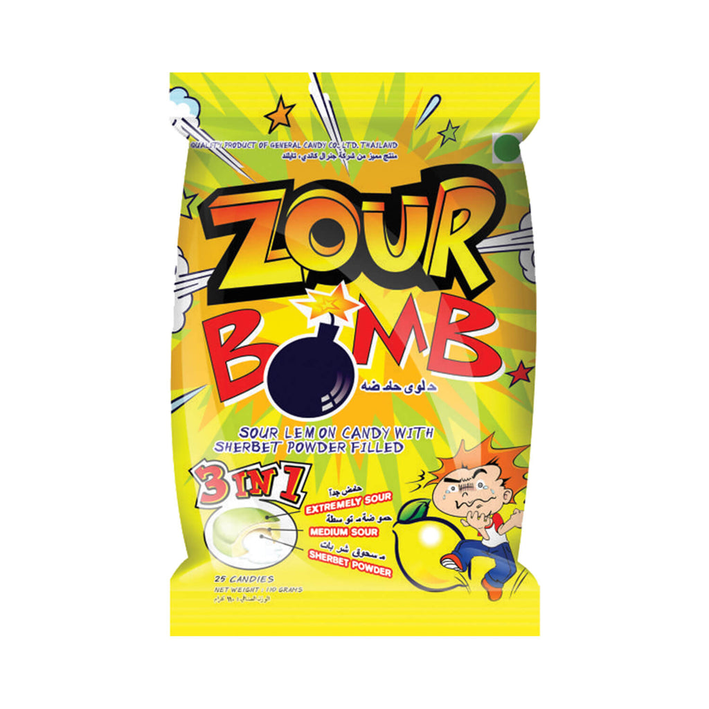 Zour Bomb Lemon 110 gm
