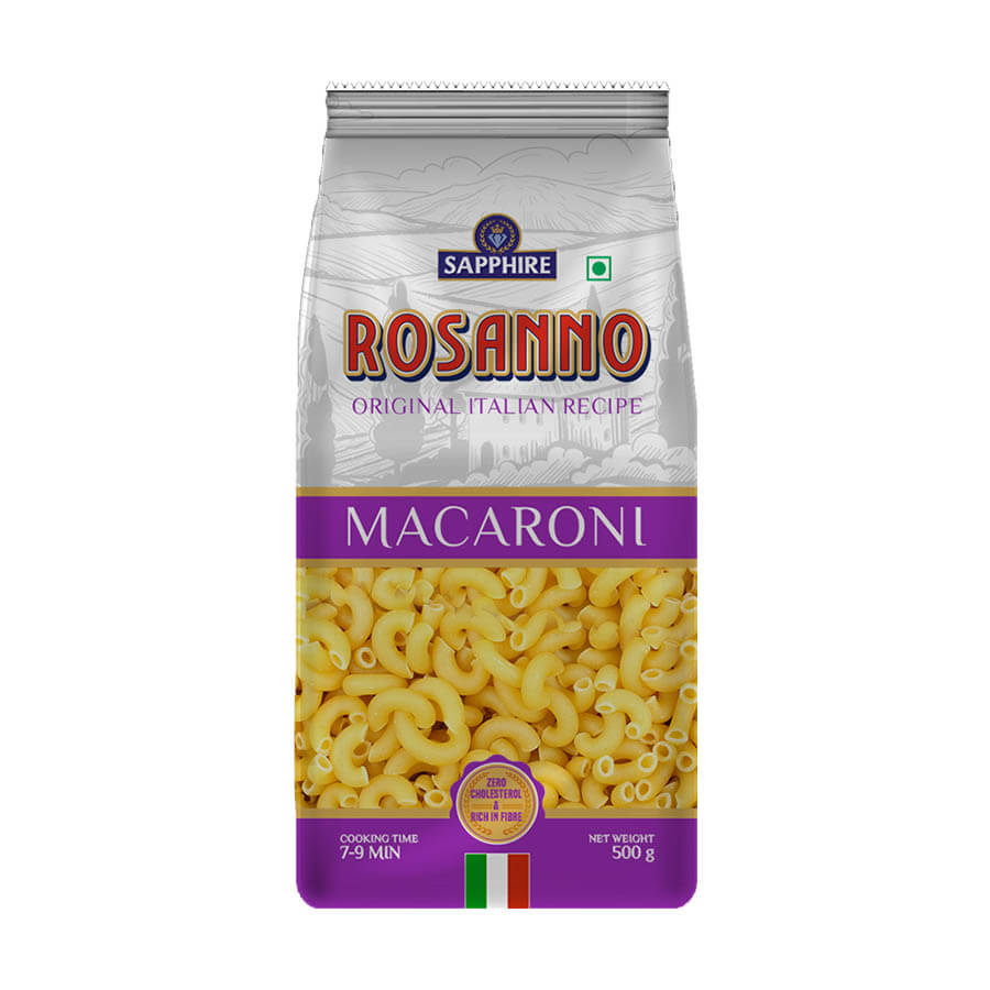 Macaroni pasta met ei (500 gram)