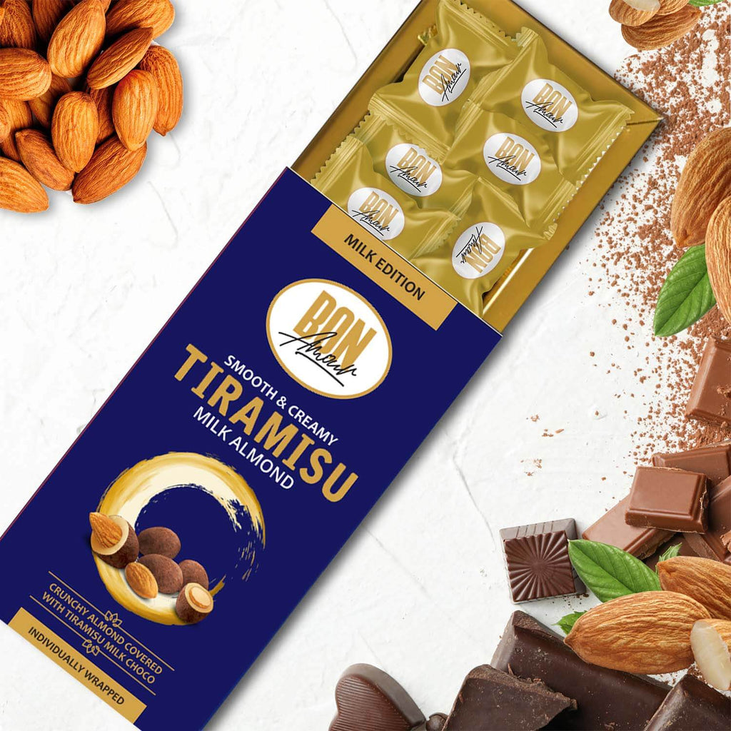 Confetti Tenerelli Milk Chocolate Almond - Tiramisu Flavored - 500 g
