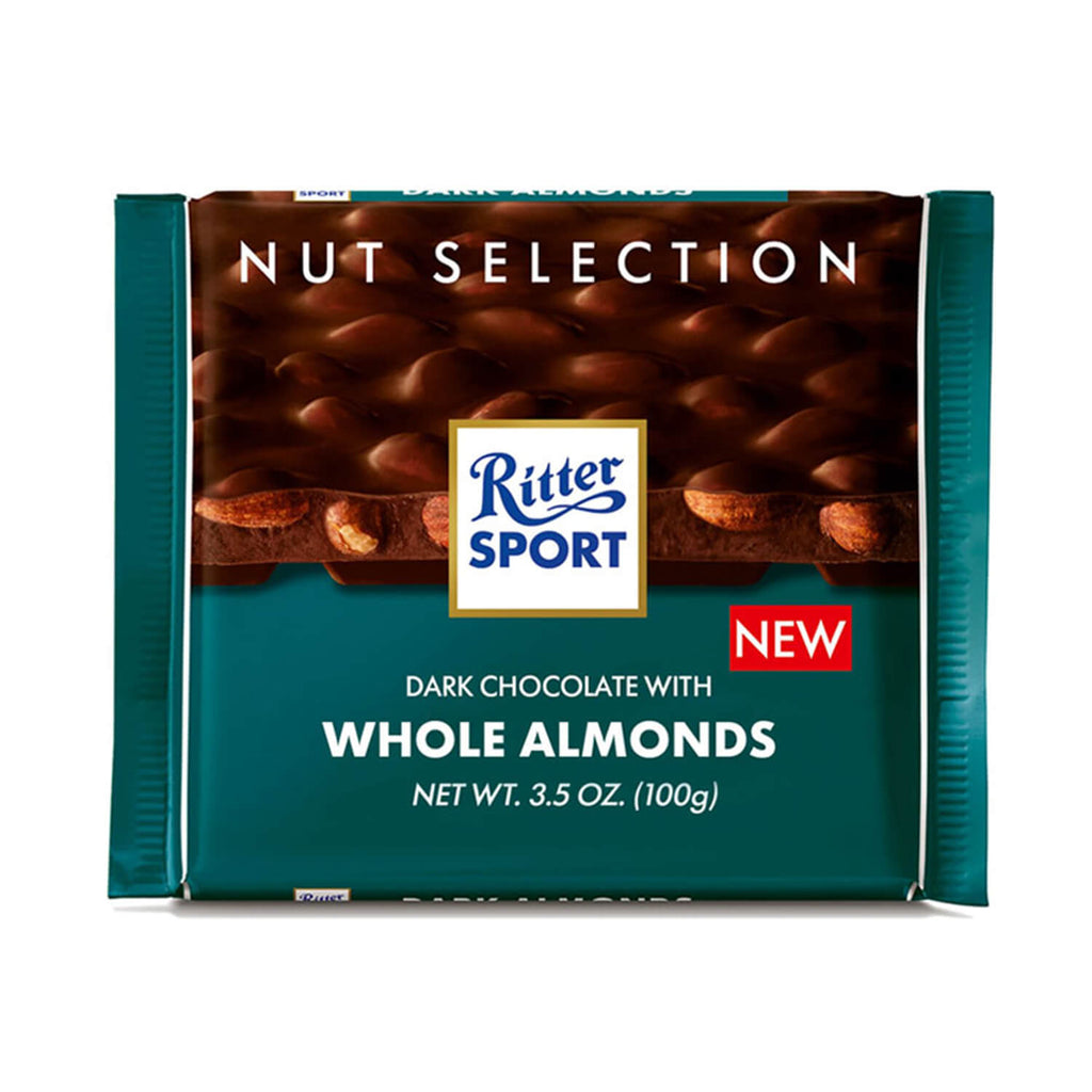 Ritter Sport Dark Chocolate with Whole Almonds 