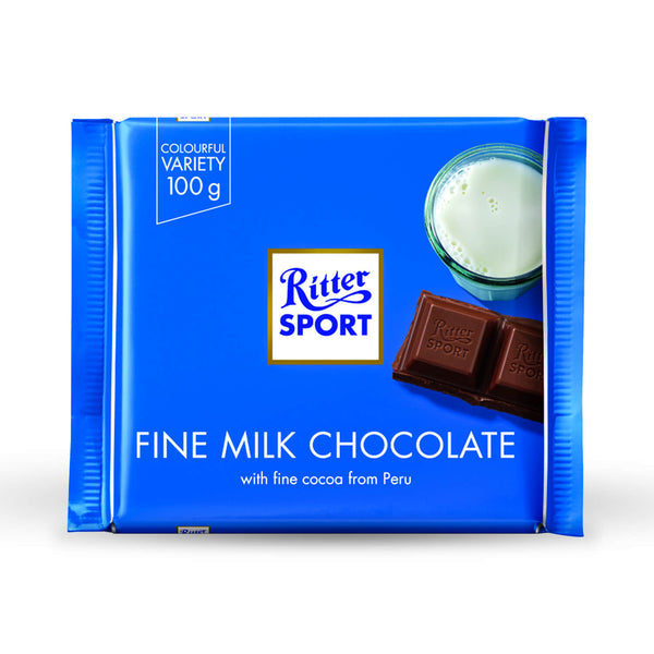 Ritter sport fine milk Chocolate 100g
