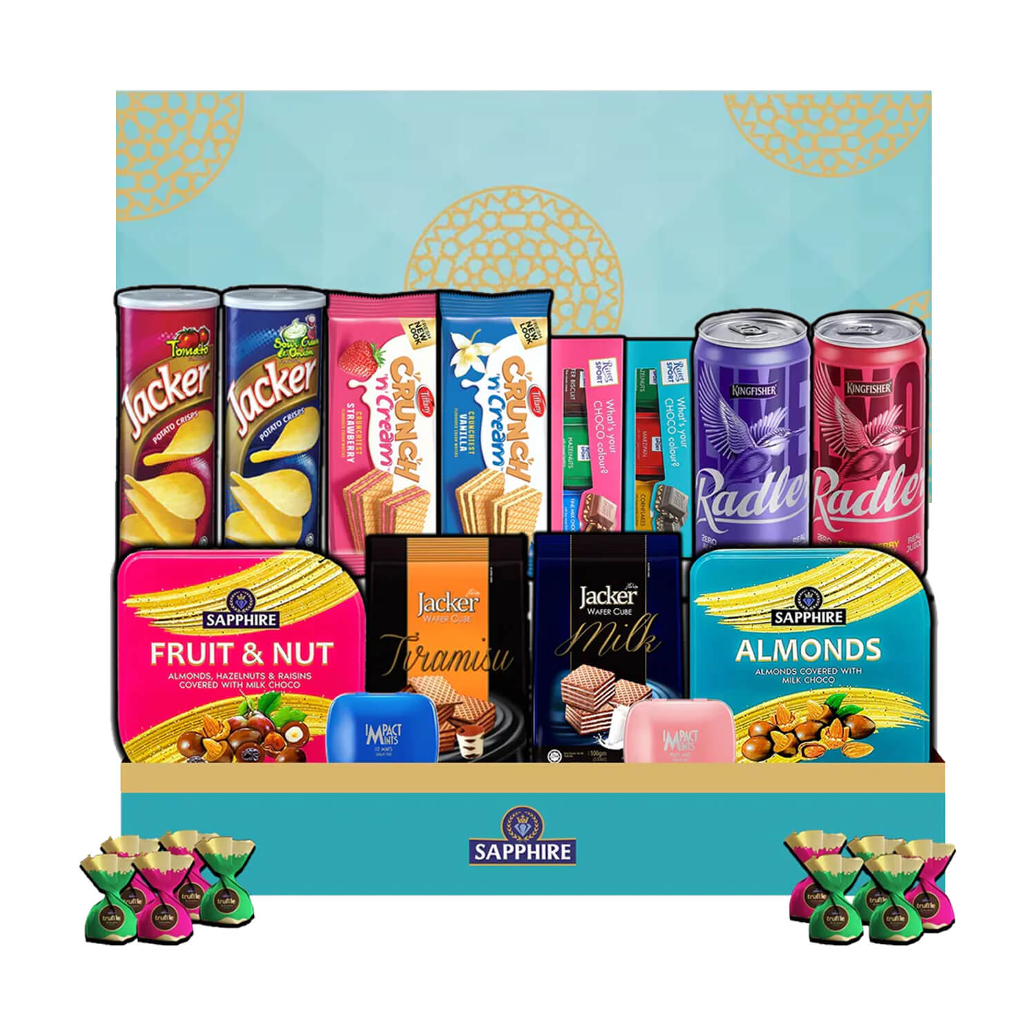 Sapphire Gift Hamper Box for Two Sapphire Confectionery