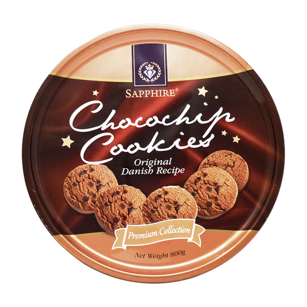 Sapphire 800g Butter Cookies Choco-Chips: Pack of 6