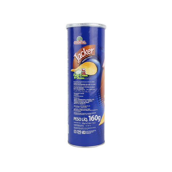 Jacker Potato Crisp Sour Cream & Onion 160g