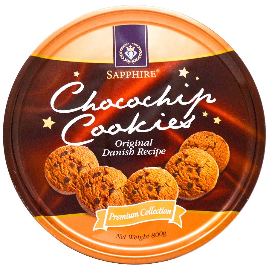 Premium Collection Choco-Chip Butter Cookies 800g