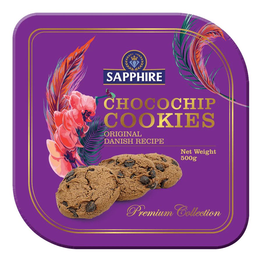 Premium Collection Choco-Chip Butter Cookies 500g